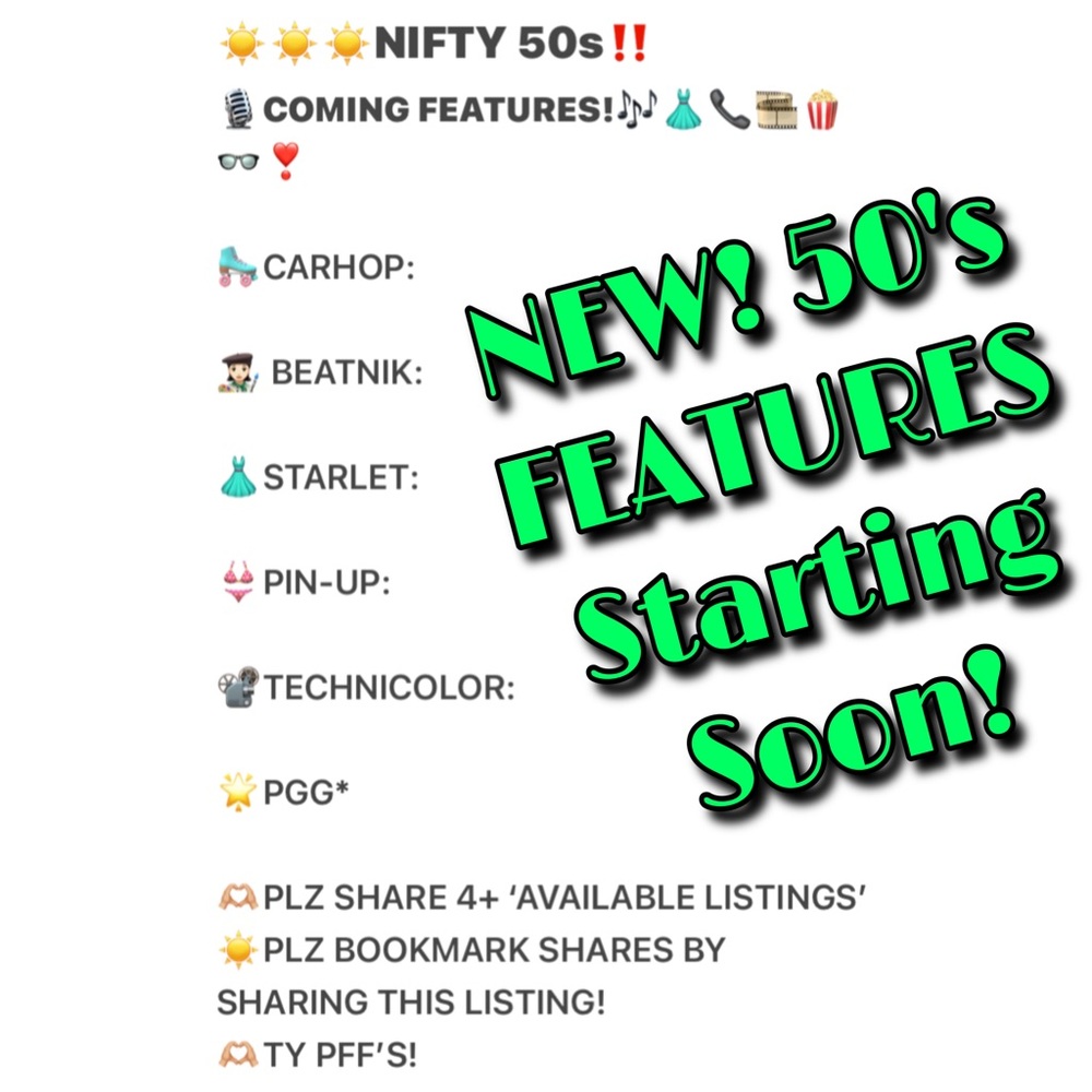 CLOSED‼️PLZ GO ♥️ #33‼️☀️NIFTY 50s🚂HOP ON THE SHARE-CARE TRAIN❣️TY PFF’S‼️ - Picture 17 of 17